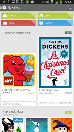 Sélectionnez le bouton de Recherche