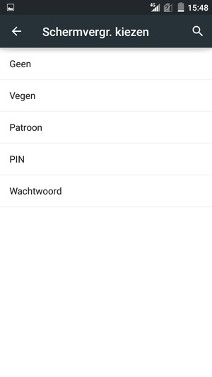 Selecteer Patroon