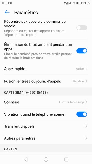 Faites défiler et sélectionnez Autres paramètres