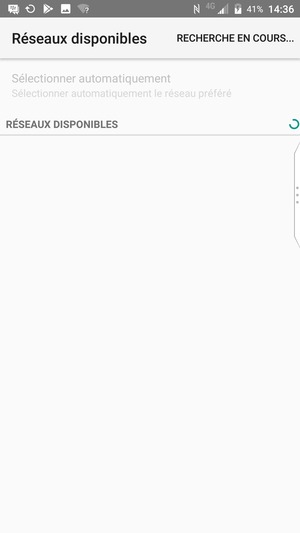 Veuillez attendre la fin de la recherche