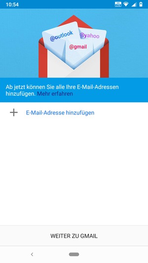 Wählen Sie E-Mail-Adresse hinzufügen