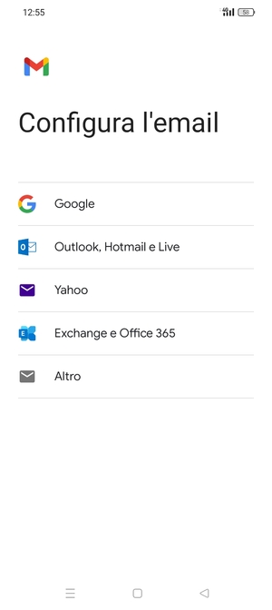 Seleziona Google