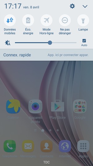 Pour activer Mode Ultra économie d'énergie, sélectionnez Paramètres