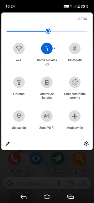 Seleccione Ahorro de batería