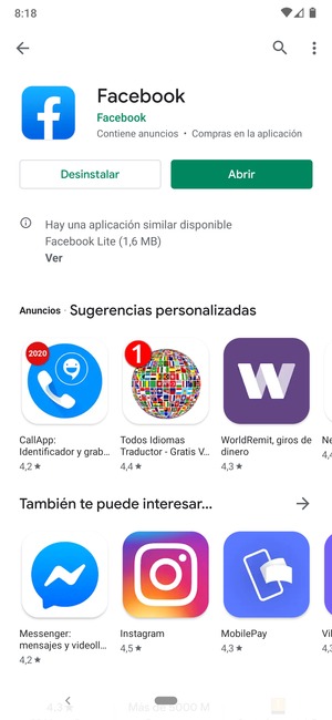Seleccione Abrir
