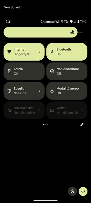 Seleziona Internet