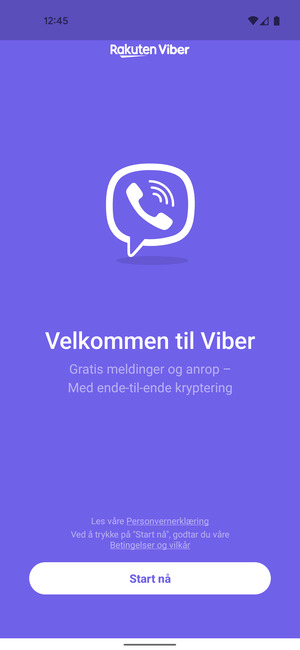Applikasjonen er klar til bruk