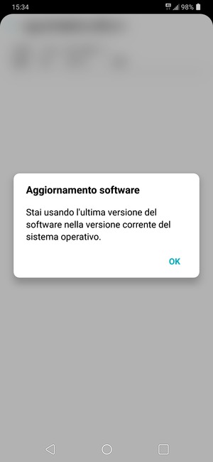 Se il tuo telefono è aggiornato, seleziona OK