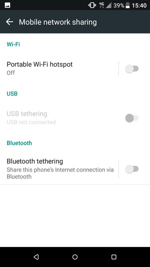 Select Portable Wi-Fi hotspot