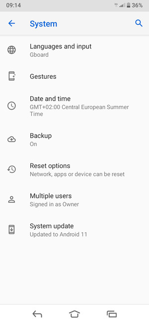 Select System update