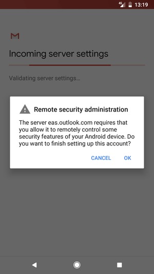 Select OK