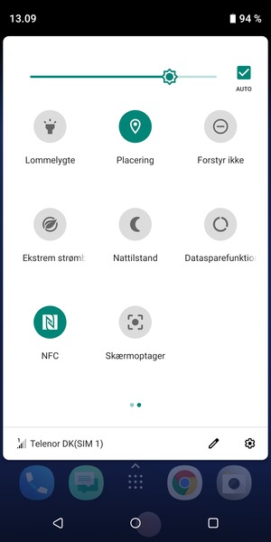 Slå Placering fra