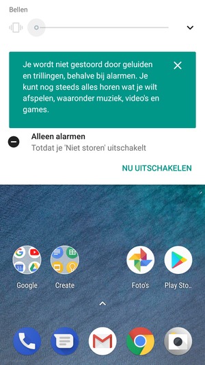 Klik nog een keer voor stille modus