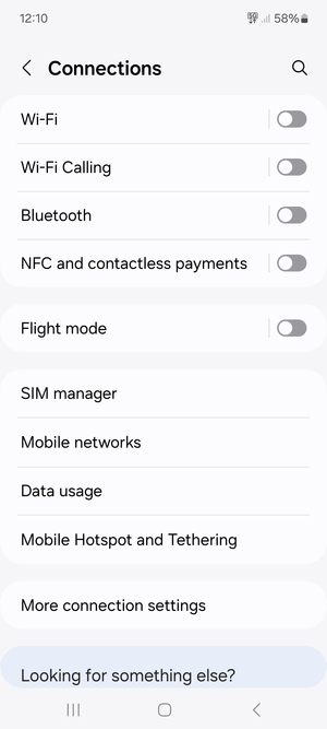 Select Mobile Hotspot and Tethering