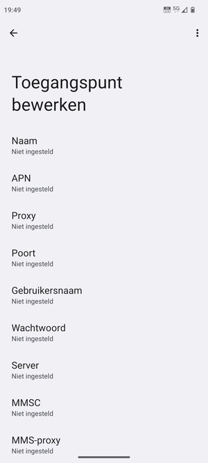 Voer mms-gegevens in