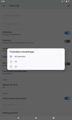 Vælg din foretrukne mulighed