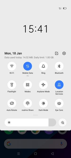 Turn off Location Services