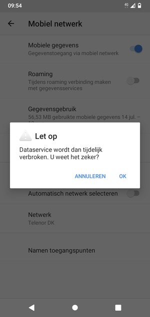 Selecteer OK