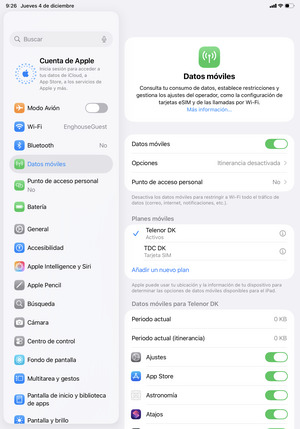 Su eSIM ya ha sido activado
