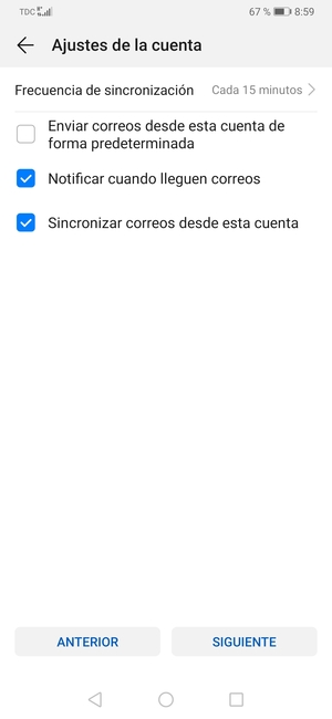 Seleccione SIGUIENTE