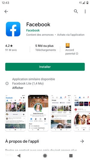 Sélectionnez Installer