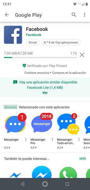 Espere a que el proceso de instalación finalice