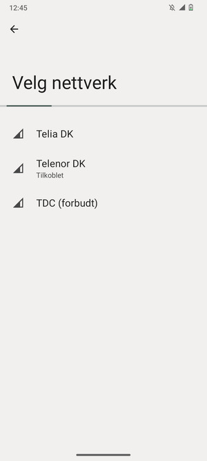 Vent til søket er ferdig