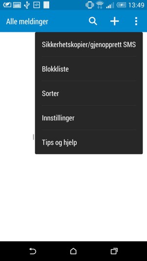 Velg Innstillinger