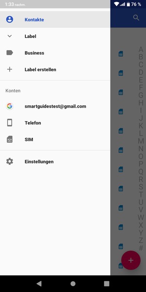 Wählen Sie Einstellungen