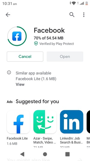 Wait for the installation process to finish