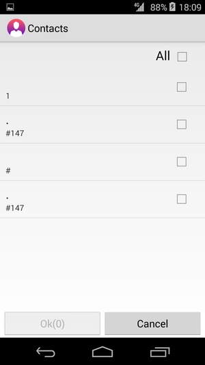 Check the All checkbox