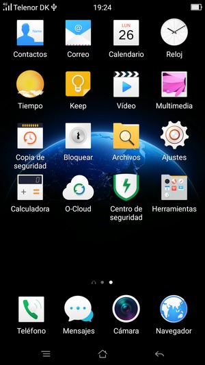 Seleccione Ajustes
