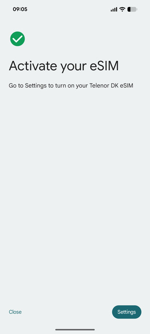 Select Settings