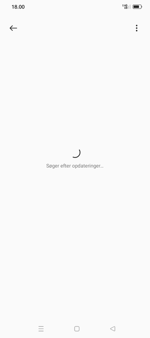 Afvent at søgningen er afsluttet