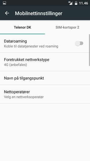 Velg Public og Navn på tilgangspunkt