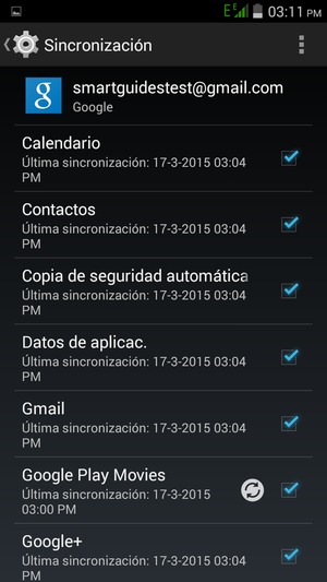 Marque todas las casillas de verificación