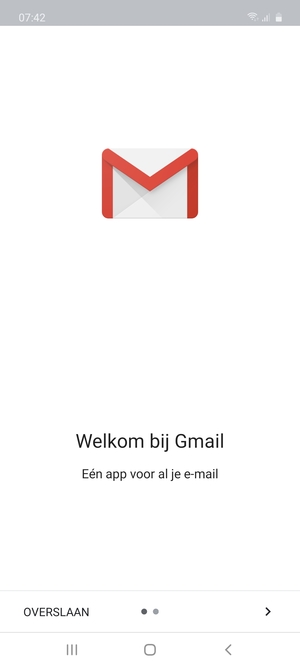 Selecteer VOLGENDE