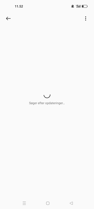 Afvent at søgningen er afsluttet