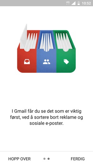 Velg FERDIG