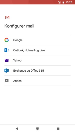 Vælg Google