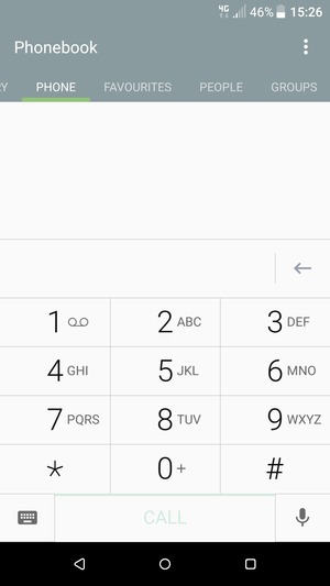 Press and hold the number 1