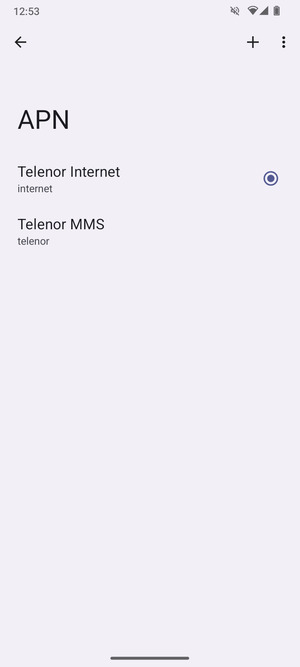 Sélectionnez le bouton du Menu