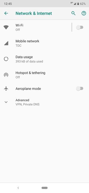 Select Wi-Fi