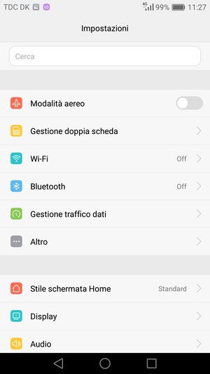Seleziona Altro