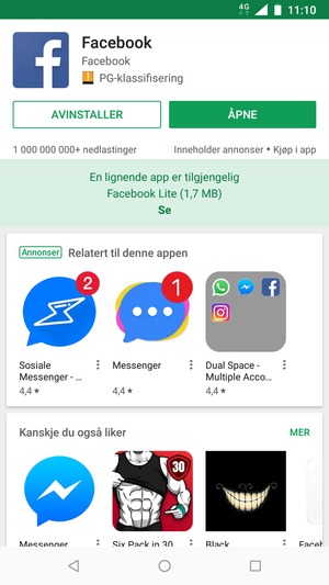 Velg ÅPNE