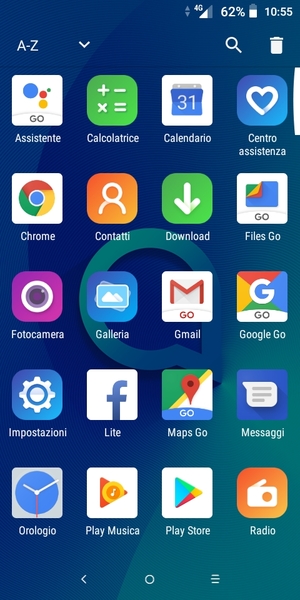 Seleziona Impostazioni