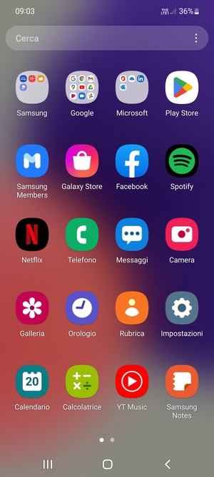 Seleziona Impostazioni