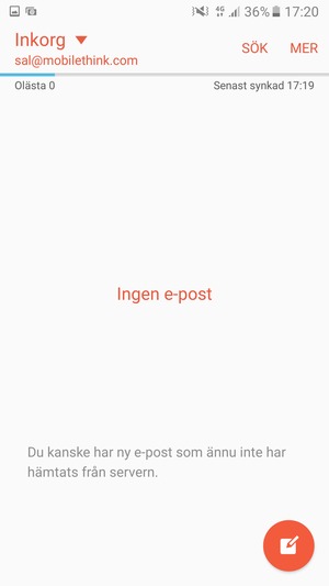 Ditt konto är redo att användas