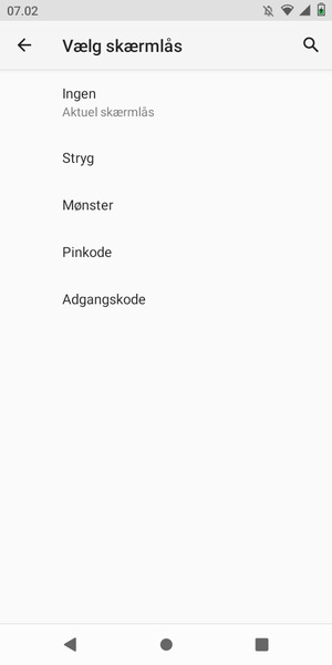 Vælg Mønster