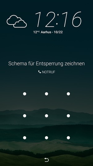 Ihr Handy ist jetzt mit einer Bildschirmsperre gesichert.